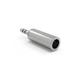 Audio Video 1/8" 3.5mm stereo jack Plug Connector Waterproof Metal Material