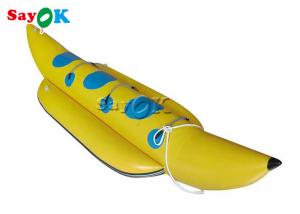 China 10 Persons Single Body Inflatable Banana Boat For Water Game on sale