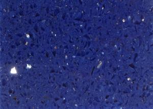China Dark Blue Quartz Slab 93% Natural Quartz Stone Thickness Optional factory