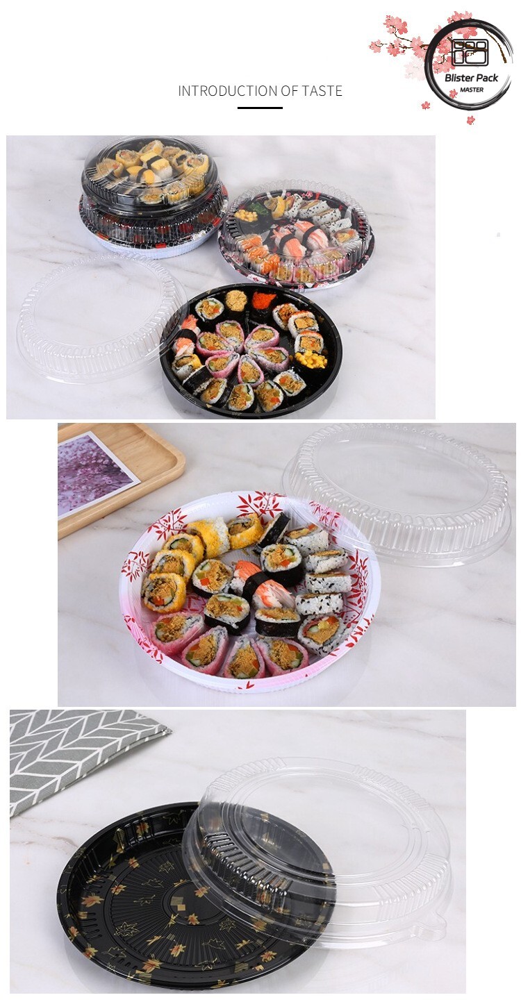 Blister Salad Box Takeaway Convenient And Eco Friendly Plastic Sushi Container