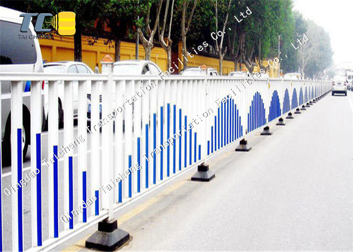 Out Door Bolted Connected Steel Plastic White Fence Municipal Highway Galvanized Build