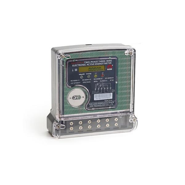 China RS485  Double Phase Electric Meter factory
