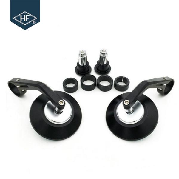 CNC Colorful Motorcycle Modified Parts 22 7 / 8" Aluminum Bar End Rear Side Mirrors