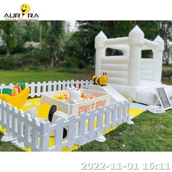 Soft Play Fence For Kids Eco Friendly Indoor Family Play Center With Ball Pool