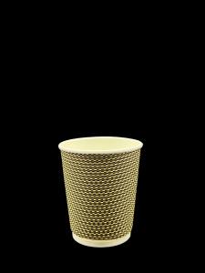 China 8oz 16oz 20oz 12oz Ripple Paper Cups Custom Paper Coffee Cups Leakproof factory