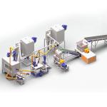 Recycling Manufacturing Facility Photovoltaic Solar Panels System with 7500 kg