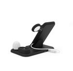 4 In 1 9V 5V 2A Qi Wireless Charge Dock With LED Night Light