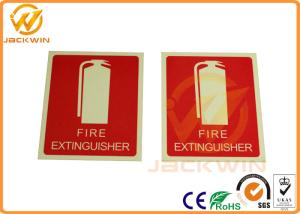 China Aluminum / PP Highway Traffic Signs High Reflective Fire Extinguisher for Warning factory