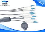 Outdoor 2,4,8,12 Cores FO Tactical IP67 PDLC Waterproof Connectors Pach Cord
