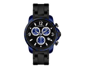 China Rubble Strap Multifunction Wrist Watch Alumium Case For Men 45.0mm factory