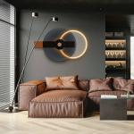 Post-modern acrylic light luxury living room wall lamp nordic decorative wall
