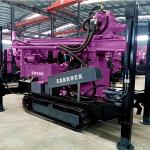 Hydraulic Borehole Crawler Water Well Drill Rig 400m Depth Portable Water