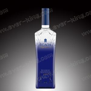 China Rubber Sealing Empty Cork Cap Vodka Glass Bottle factory