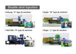 EDM S136 3 Color Molding Plastic Parts For Electronic Industry