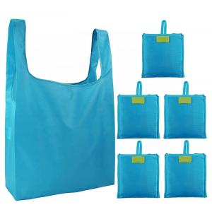RPET 30cm 36x38cm PEVA Foldable Reusable Grocery Bags