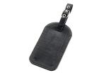 Gold Stamping PU Leather Travel Luggage Tag With Buckle Strap Advertising Gift