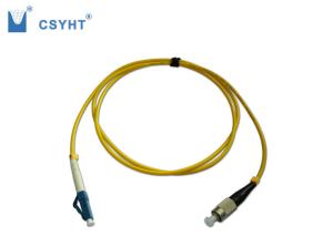China Hybrid Single Mode Fiber Optic Patch Cord , FC - SC FC - LC Fiber Patch Cord factory