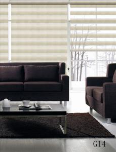 China 100% Polyester High Quality Indoor zebra blinds blackout Customized size factory