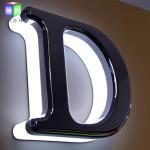 Stainless Steel Led Channel Letters Signs , Backlit Sign Letters Luminous Sign