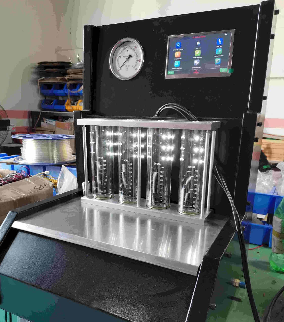 220V Ultrasonic Injector Cleaning Machine , 200W Auto Fuel Injector Tester Cleaner
