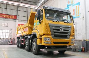 China Used Howo Tipper Truck Sinotruck 8*4 Hohan 350hp Powerful Engine 12 Wheels Road Transportation factory