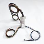 Three Lead Wire Exits Customized Digital Slip Ring For Lithium Battery Equipment