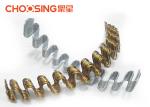 Curved Shape Upholstery Seat Springs 3.4 - 4.0mm Wire Diameter Silver Color