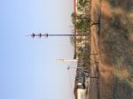 PLS Pole 56m BTS Self Supporting Antenna Tower