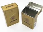 London Preminum Cigarette Tin Can Custom Logo Printed For 10 Pack OEM / ODM