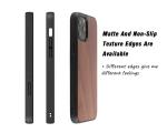 Bamboo Natural Walnut Wooden Phone Cover Shockproof For IPhone
