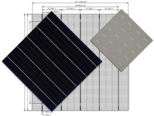China 158.75X158.75mm 5BB Single Crystal Monocrystalline Silicon Solar Cells factory