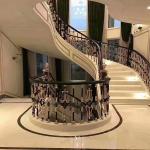 Modern Indoor Balustrades PVC Stairs Handrail with Sample Lead Time and SO110