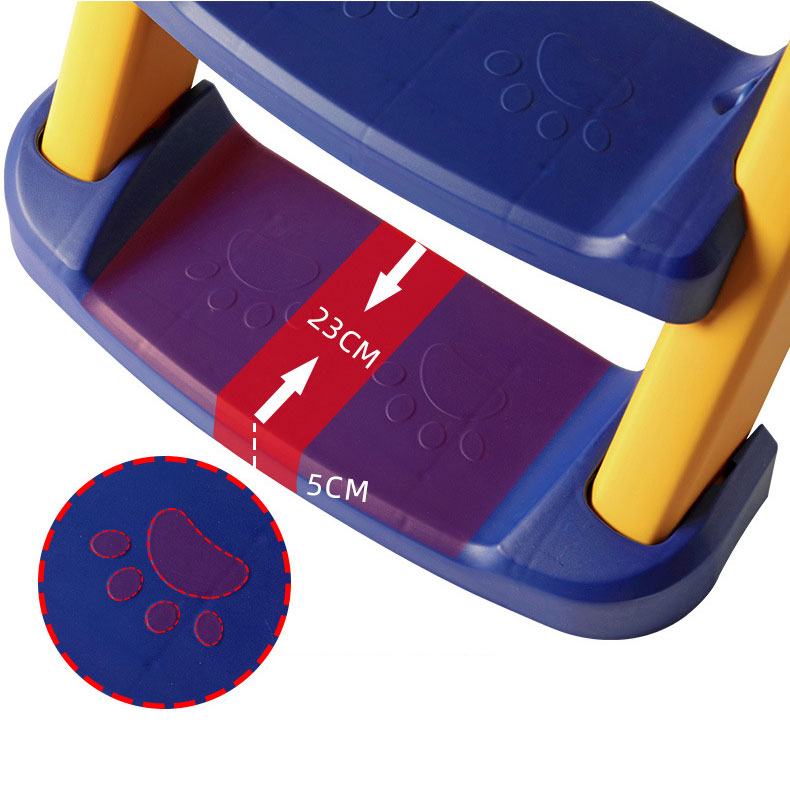 Animal Pattern Toddler Toilet Seat for Kids Potty Training 2 in 1 Anti-Slip Pad Stool
