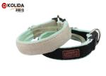 Four Sizes Reflective Dog Collars Stainlee Steel Material Ring For Walking /