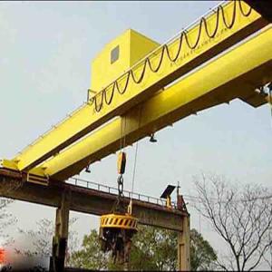 China A6 Double Girder Overhead Crane Electric Overhead Traveling Magnet Crane factory