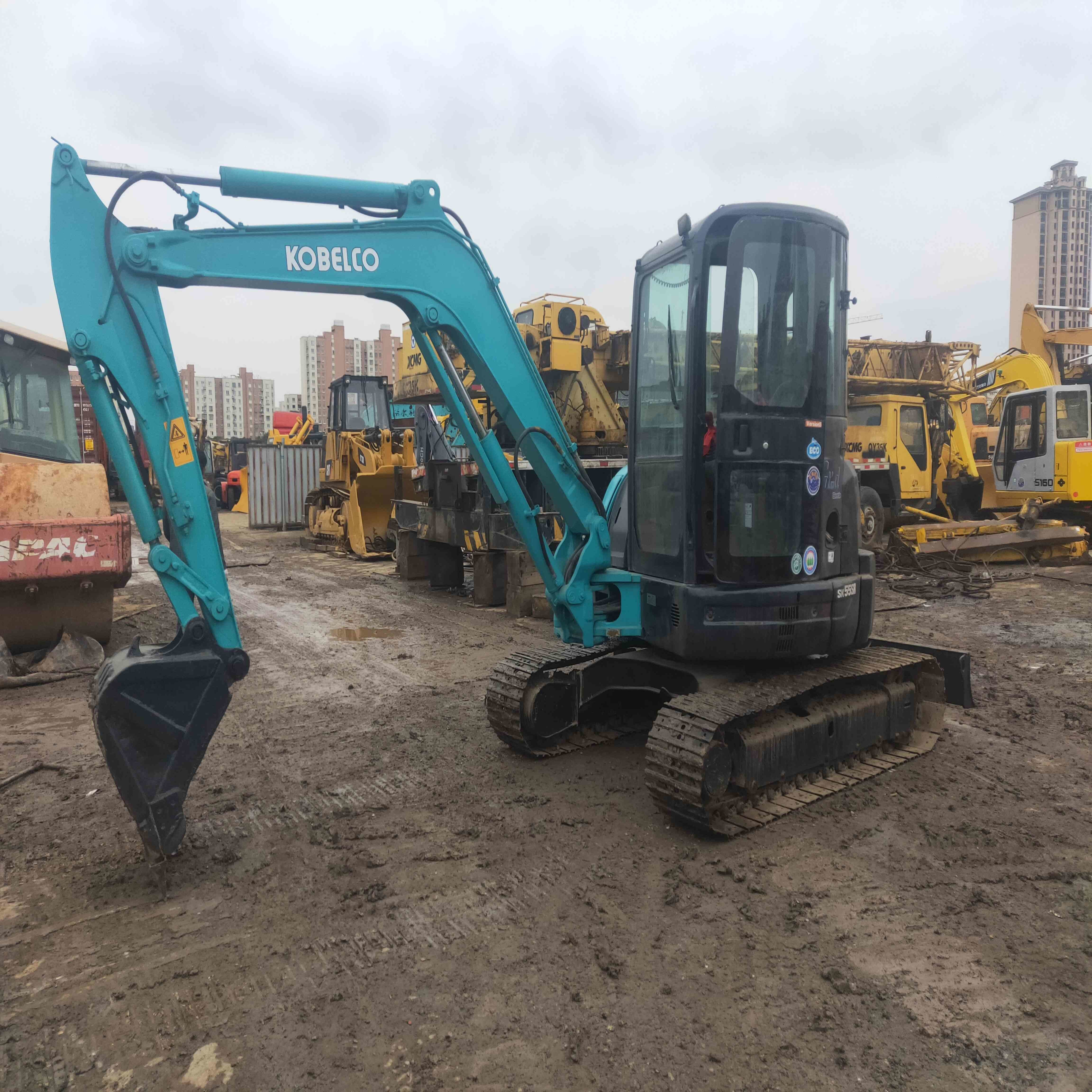 Used Kobelco Digger SK55 Secondhand Mini Excavator for small-scale works