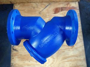 China ANSI y strainer flanged ends factory