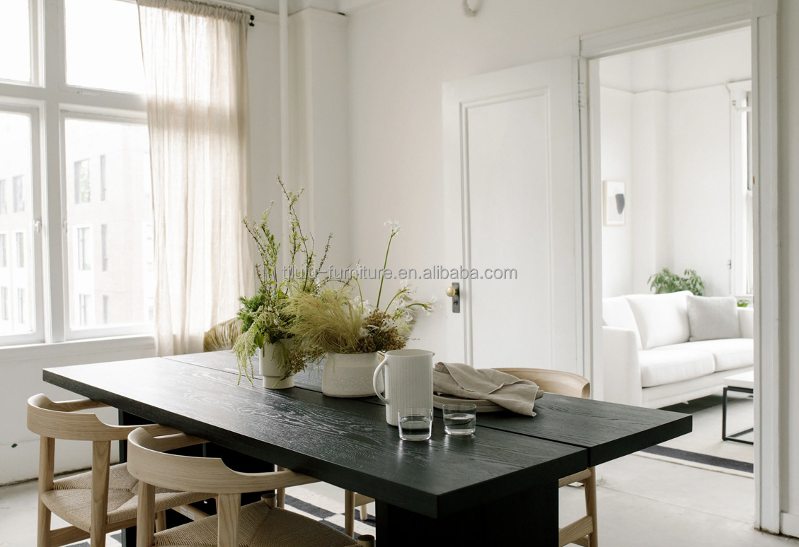 Modern Home Wooden Table Furniture Solid Wood Dining Table for Dining Room