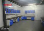 Chemical Resistant Steel Wood Chemistry Lab Workbench Laboratory Workstation