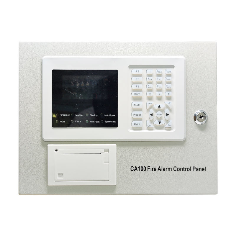 CA100 Addressable Fire Alarm Control Panel for Main Power Supply Battery Power Supply Detectors and Modules