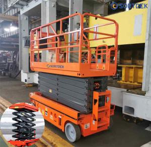 China Self Moving Mobile Aerial Work Platforms Scissor Type Height 14 Meters factory