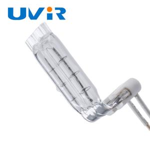 China 150-6000w Quartz Glass 3d Shape L Type White Coating Infrared Lamp factory