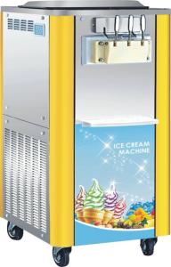 China BQ336 Stainless Steel Floor Type Ice Cream Machine 540x770x1420mm For Juice Shops factory