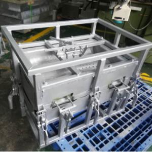 China Custom Silver Aluminum Rotomolding Mould for Durable Rotary Molding factory