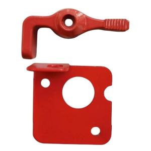 China OEM Standard Size Red Yellow Silver Lockout Lever Kit for Racing Car Battery Master Disconnect Switch Repair/Replacement factory