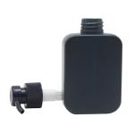 180ml Square HDPE Men's Lotion Facial Cleanser Pump Bottle