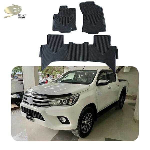 Car Floor Mat Exterior Body Kits For Toyota Hilux Revo 2015-2019 Truck Tray