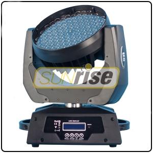 China 350W 12CH Channels Led Moving Head Wash Light 108x3W For Dj Club Decoration factory