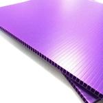 Purple 12mm PP Corrugated Sheet Polypropylene Corrugated Plastic Sheet