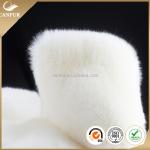 100% Polyester Back Material Faux Dyed Fox Fur for Garments Luxurious and